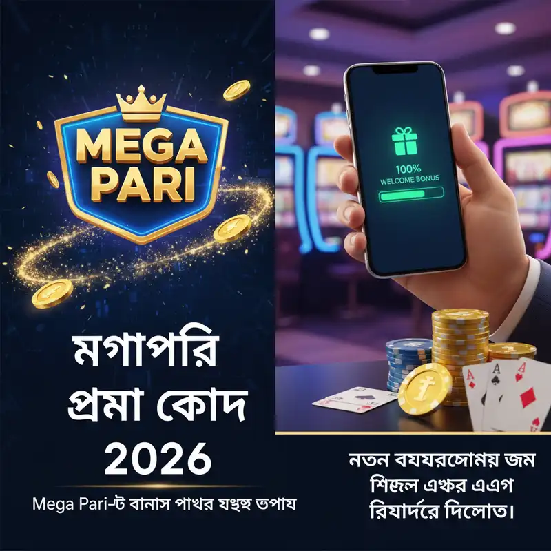 মেগাপারি প্রমো কোড ২০২৬ অফার - mega pari